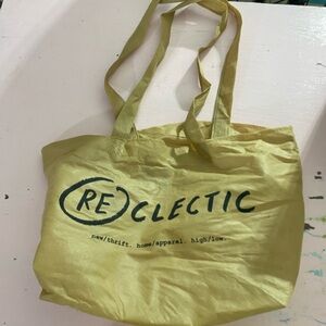 Small Reclectic Tote Bag Shopping Grocery Reusable Bag - Bundle for $1!